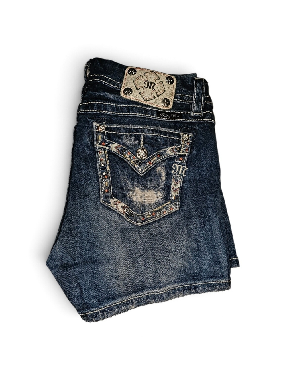Miss Me Dark Wash Embellished Women’s Jeans